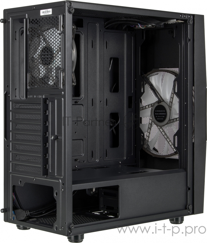 Корпус Formula V-LINE 2057 черный/черный без БП ATX 1x120mm 1x200mm 2xUSB2.0 1xUSB3.0 audio bott PSU