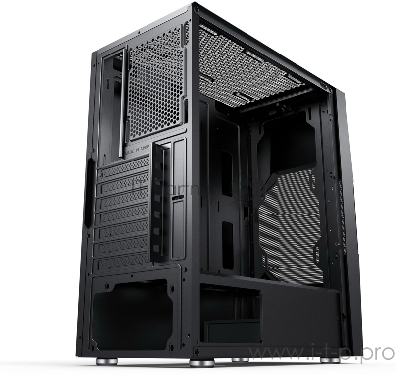 Корпус Formula V-LINE 2057 черный/черный без БП ATX 1x120mm 1x200mm 2xUSB2.0 1xUSB3.0 audio bott PSU