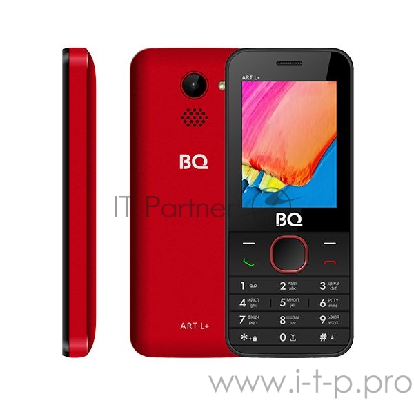 Мобильный телефон BQ 2438 ART L+ Red SC 6531E, 0, 260 MHz, 32 MB, 32 MB, 2G GSM 850/900/1800/1900, Bluetooth Версия 2.0 Экран: 2.4 , 240*320, TN Основная камера: 0.08 MP, инт. отсутствует, FF, 1, F=0.6, вспышка Фронтальная камера: отсутствует, Кол-в