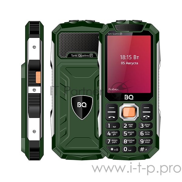 Мобильный телефон BQ 2817 Tank Quattro Power Camouflage MTK 6261D, 0, Nuclues, 32 Mb, 32 Mb, 2G GSM 850/900/1800/1900, Bluetooth Версия 3.0 Экран: 2.8 , 240*320, TFT Основная камера: 0.3 MP, инт. отсутствует, FF, 1, Пластик, угол обзора64 Фронтальная