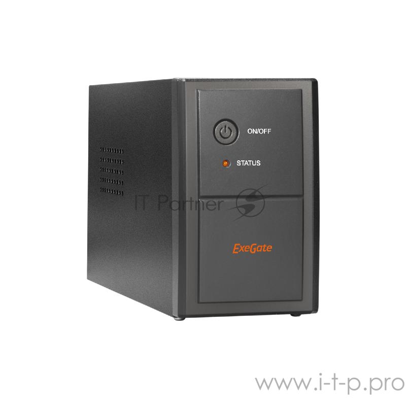 ИБП ExeGate EP285521RUS Power Back BNB-400.LED.AVR.C13.RJ <400VA/240W, LED, AVR,4*IEC-C13, RJ45/11, Black>
