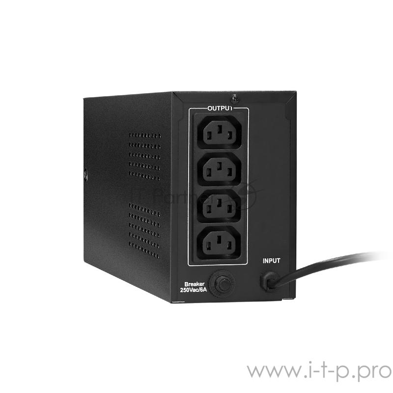 ИБП ExeGate EP285586RUS SpecialPro Smart LLB-600.LCD.AVR.C13 <600VA/360W, LCD, AVR, 4*IEC-C13, Black>
