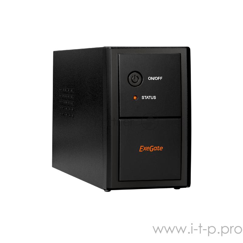 ИБП ExeGate EP285589RUS SpecialPro UNB-450.LED.AVR.C13.RJ <450VA/240W, LED, AVR, 4*IEC-C13, RJ45/11, Black>