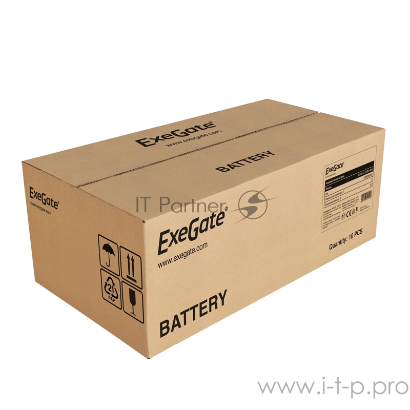 Аккумуляторная батарея ExeGate EX285951RUS HR 12-5.8 (12V 5.8Ah 1223W, клеммы F2)