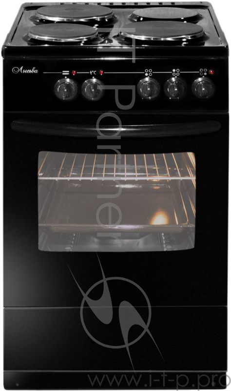 Плита Электрическая Лысьва ЭП 301 М2С черный эмаль (без крышки)