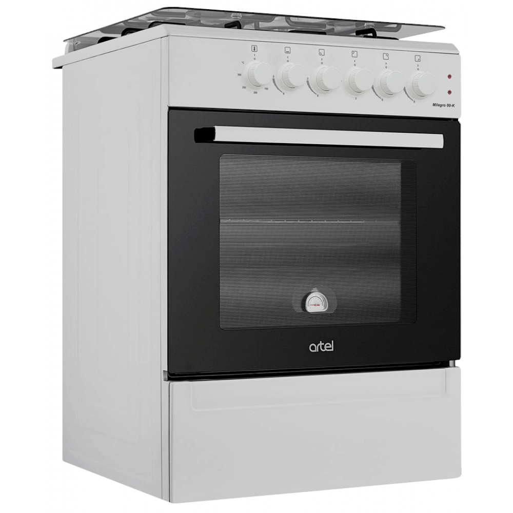 Комбинированная плита ARTEL MILAGRO 00-K белая ГК