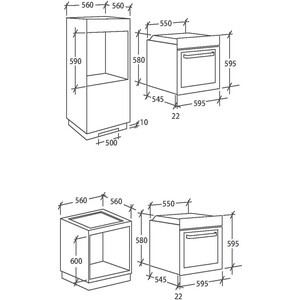 Электрическая духовка Candy FCP612WXL/E1