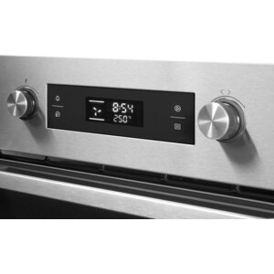 Духовой шкаф Электрический Weissgauff EOM 691 PDBX нержавеющая сталь/черный