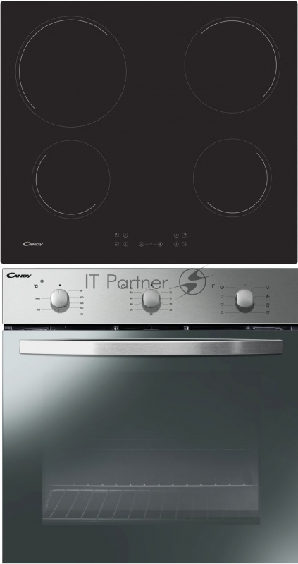Встраиваемый комплект Candy FCP602X/ECH64CC черный/черный