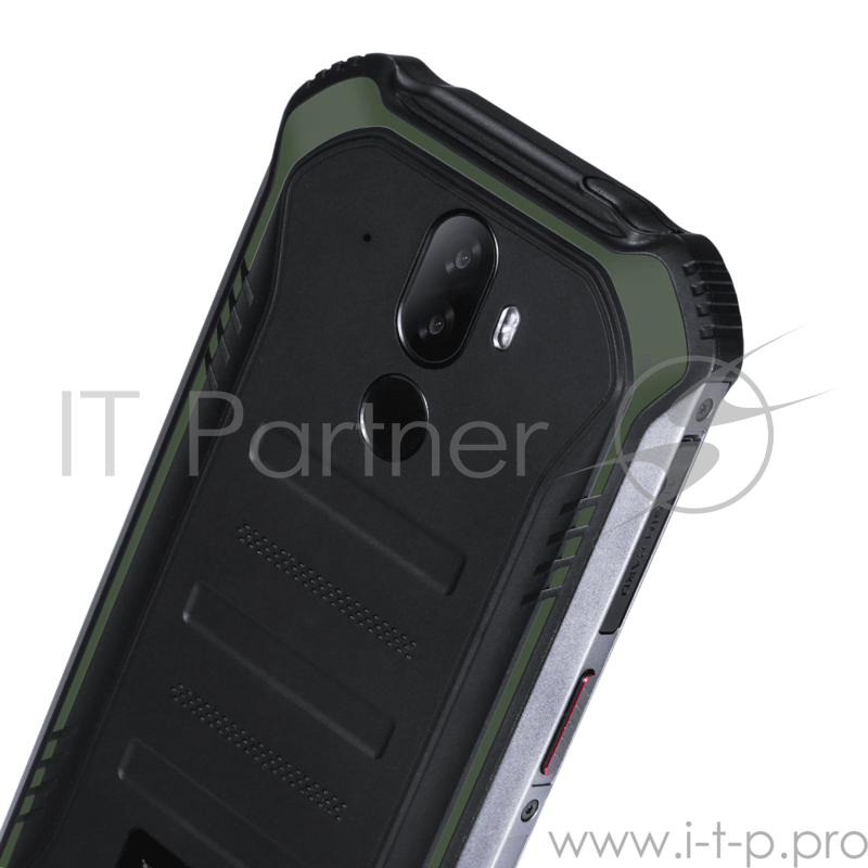 Смартфон Doogee Doogee S40 Pro Army Green, 5.45 18:9 720x1440, 1.8GHz, 8 Core, 4GB RAM, 64GB, up to 256GB flash, 13Mpix+2Mpix/5Mpix, 2 Sim, 2G, 3G, LTE, BT, Wi-Fi, NFC, GPS, Micro-USB, 4650 мА·ч, Android 10, 238 г, 158,2 ммx79,4 ммx14,1 мм