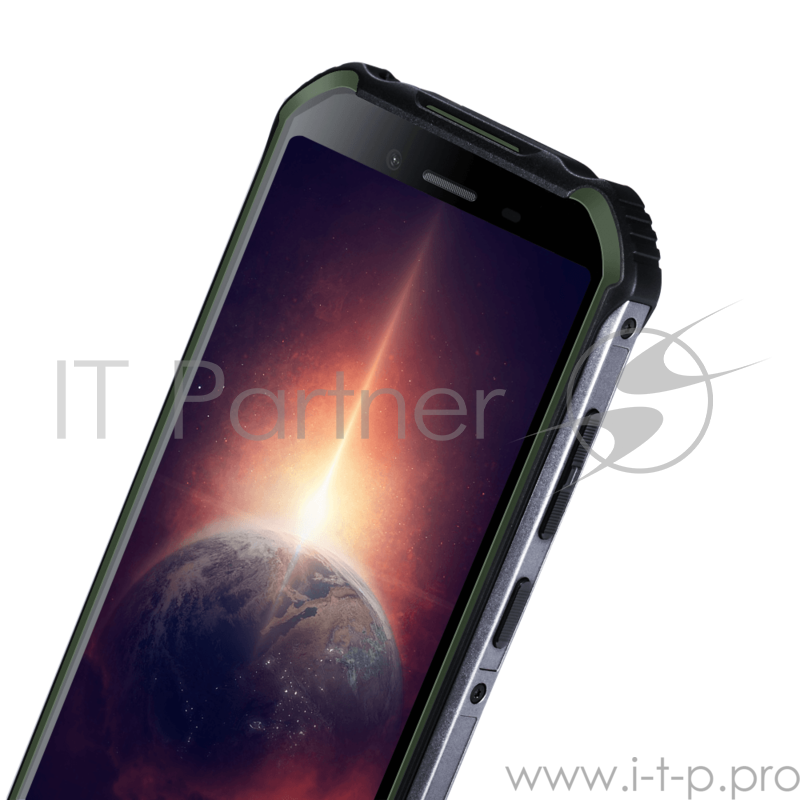 Смартфон Doogee Doogee S40 Pro Army Green, 5.45 18:9 720x1440, 1.8GHz, 8 Core, 4GB RAM, 64GB, up to 256GB flash, 13Mpix+2Mpix/5Mpix, 2 Sim, 2G, 3G, LTE, BT, Wi-Fi, NFC, GPS, Micro-USB, 4650 мА·ч, Android 10, 238 г, 158,2 ммx79,4 ммx14,1 мм