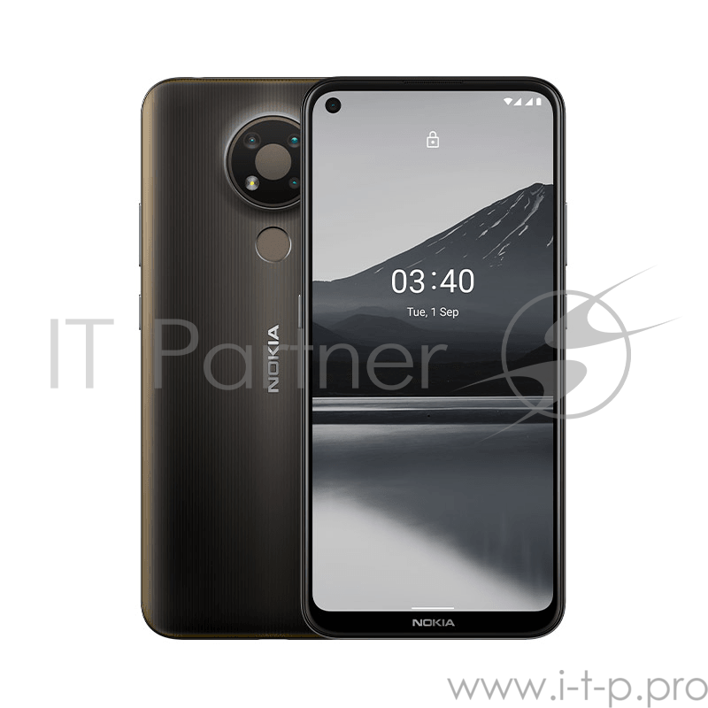 Смартфон Nokia NOKIA 3.4 DS TA-1283 GREY 3/64, 6.39” 20:9 1560x720, 2.4.0GHz + 2.4.0GHz, 4+4 Core, 3GB RAM, 64GB, up to 512GB flash, 13Mpix+5Mpix+2Mpix/8Mpix, 2 Sim, GSM, WCDMA, LTE, BT v4.2, Wi-Fi, NFC GPS/AGPS+GLONASS+BDS+Galileo, ALS,Proximity sen
