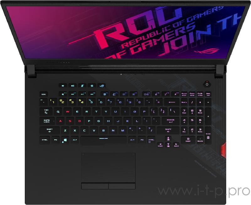 ASUS ROG G732LV SCAR Intel i7-10875H/16Gb/512Gb SSD*2 RAID/No ODD/17.3 FHD IPS Anti glare 144Hz/NVIDIA® GeForce RTX™ 2060 6Gb GDDR6/Wi-Fi/Win10 Original Black + Bag