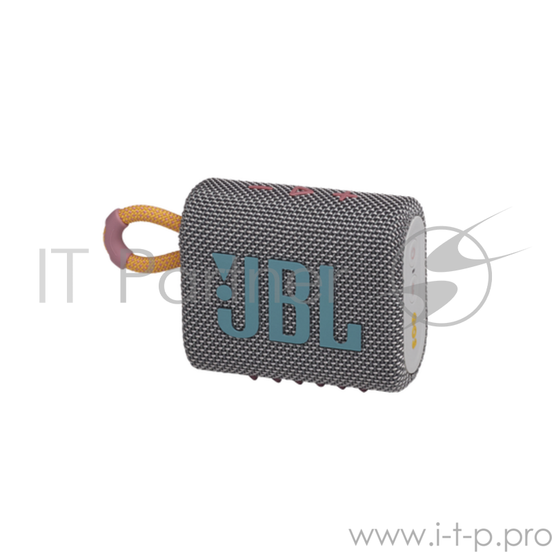 Динамик JBL Портативная акустическая система JBL GO 3 серая