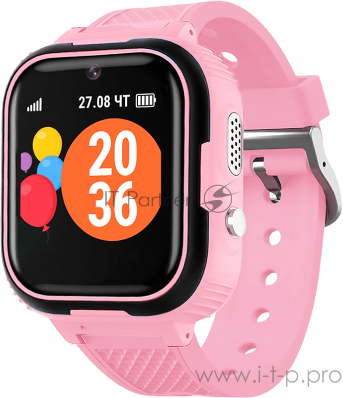 Умные часы G-KIDS JUNIOR BLACK/PINK G-W11PNKB GEOZON