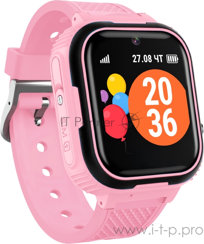 Умные часы G-KIDS JUNIOR BLACK/PINK G-W11PNKB GEOZON
