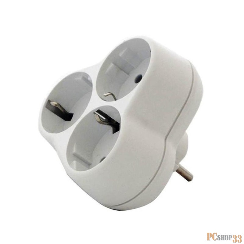 Бытовые удлинители СТАРТ (4670012297703) Тройник. С/А 1/3/ПУ10/16-003 /64