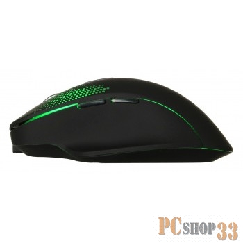 Мышь Oklick 636LWC черный оптическая (2400dpi) беспроводная USB/USB-C (6but)