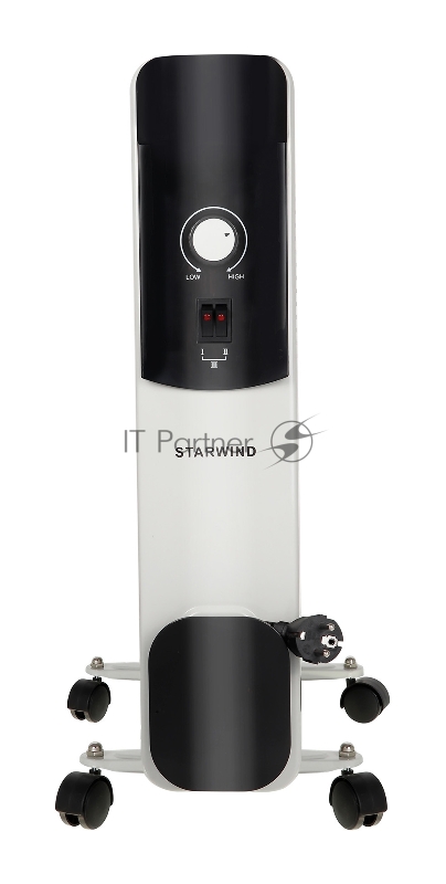 Радиатор масляный Starwind SHV4120 1000Вт черный