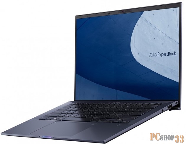 Ноутбук ASUS B9400CEA-KC0062R 66Вт/ч батарея +bag+cable 14(1920x1080 (матовый) IPS)/Intel Core i7 1165G7(2.8Ghz)/16384Mb/1024SSD UHD Graphics/Cam/BT/WiFi/war 1y/1.01kg/Star Black/W10Pro + Support NumberPad