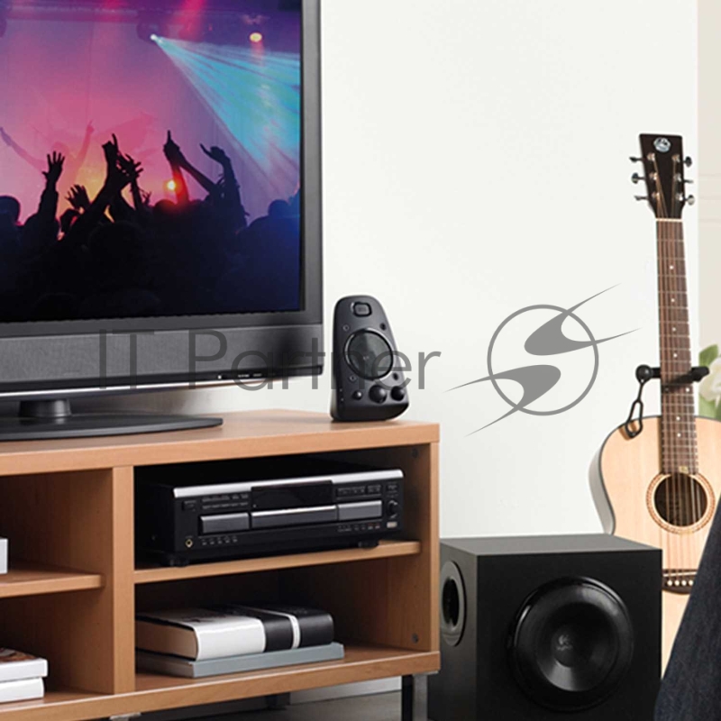 Акустическая система 2.1 Logitech Z623 200Вт, черный