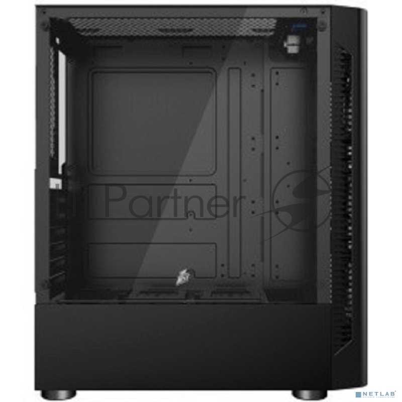 Корпус 1STPLAYER D4-BK-4G6 DK D4 BLACK / ATX, tempered glass, metal mesh / 4x 120mm LED fans inc. / D4-BK-4G6