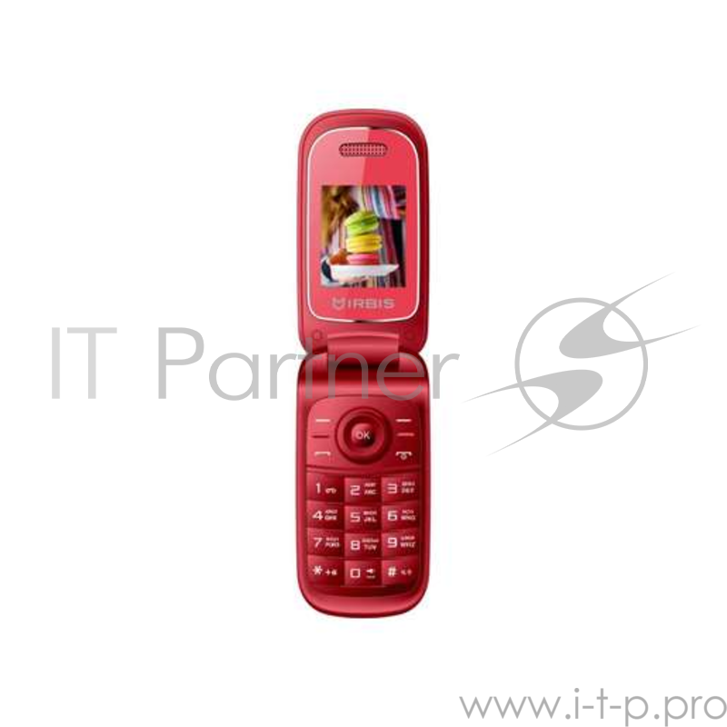 Мобильный телефон IRBIS SF15 red (раскладушка)