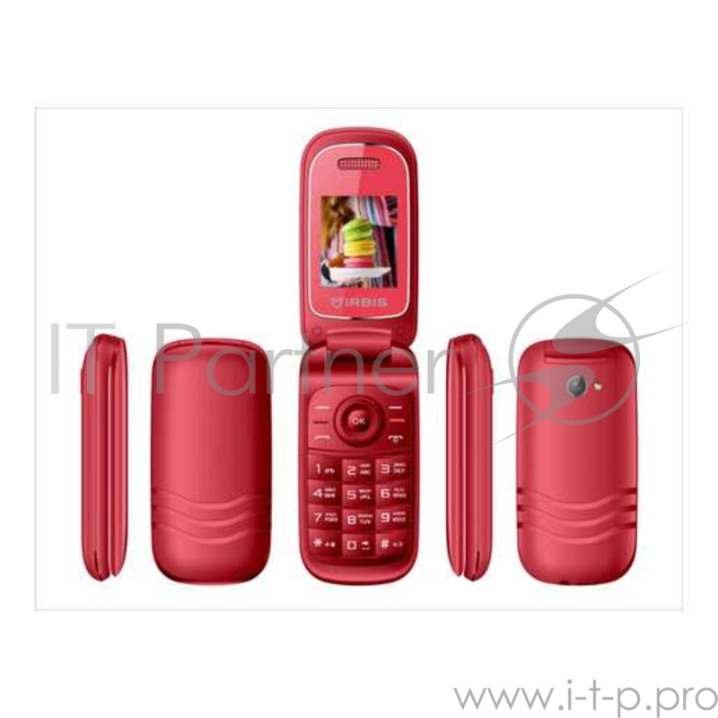 Мобильный телефон IRBIS SF15 red (раскладушка)