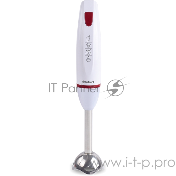 Блендер SA-6224WR 400Вт погружн стальн.насадка