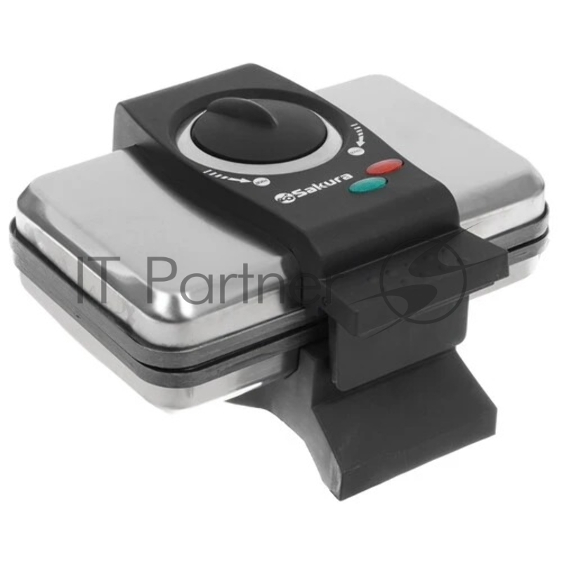 Вафельница SA-7405TR 1000Вт нерж елочка