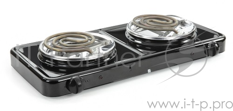 Плитка электрическая ЭПТ-2/2,0-220 Pskova-2 (Пскова-2), 2 конф., чаша из нержавейки, цвет черный