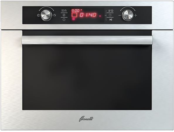 Духовой шкаф электрический FORNELLI FEA 60 DUETTO mw IX нержавеющая сталь