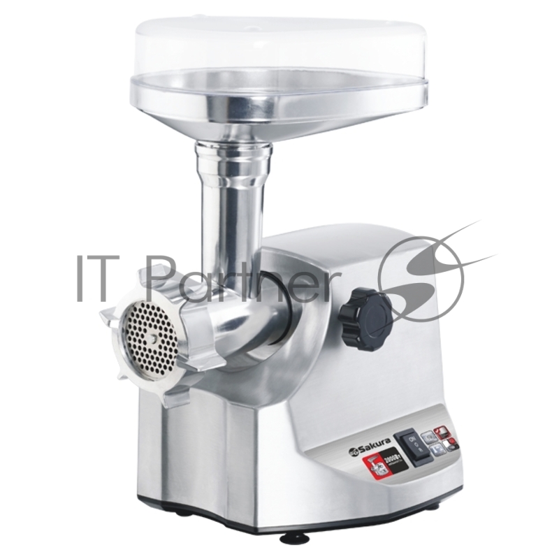 Мясорубка SAKURA SA-6411 Professional Мощность 1800Вт. Материал корпуса металл. Материал лотка: металл. Функция реверс. Насадки: 3 насадки для приготовления сосисок, насадка для приготовления кеббе. Диски для измельчения: 3 мм, 5 мм, 7 мм, материал:
