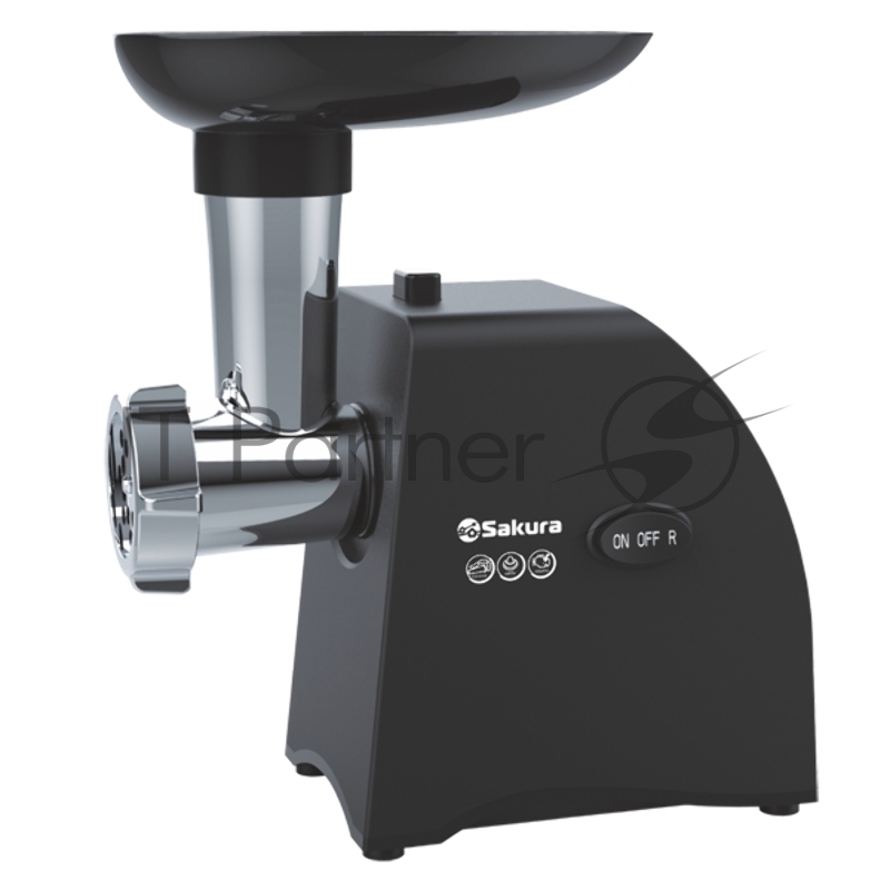 Мясорубка Sakura SA-6423BK 1500Вт реверс +компл нас