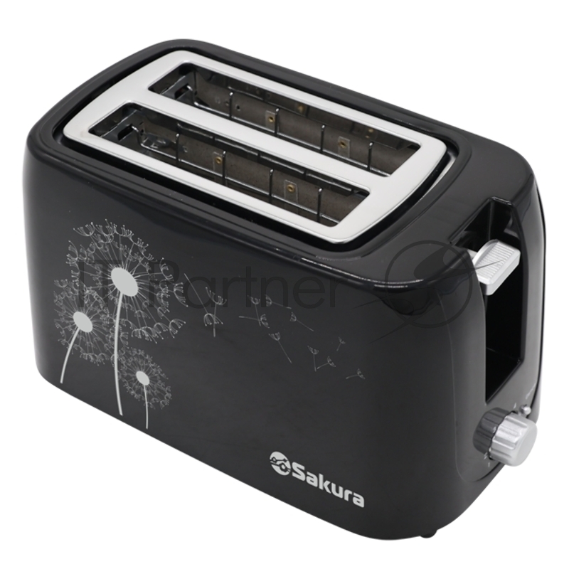 Тостер Sakura SA-7608BK 750Вт подогрев черн