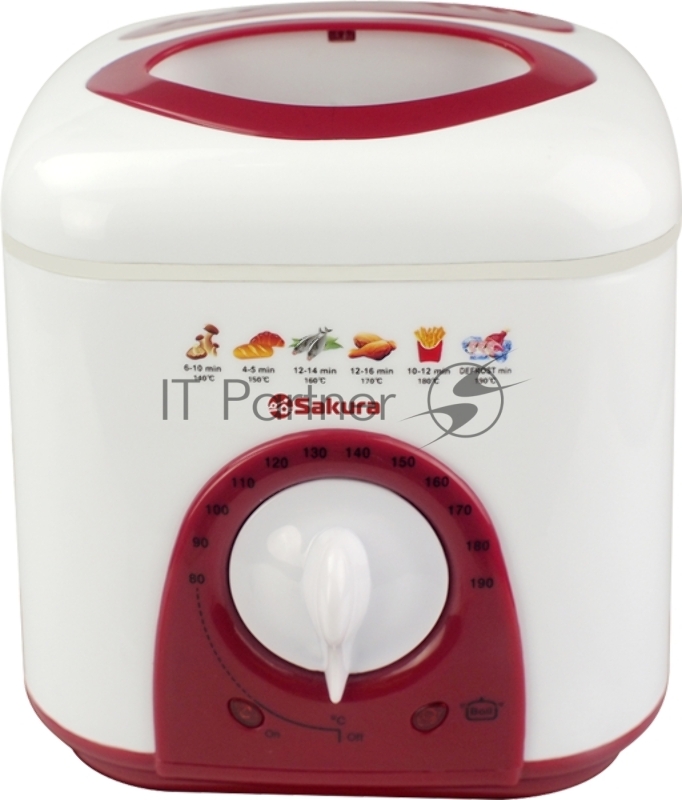 Фритюрница Sakura SA-7654R 1.0л 950Вт