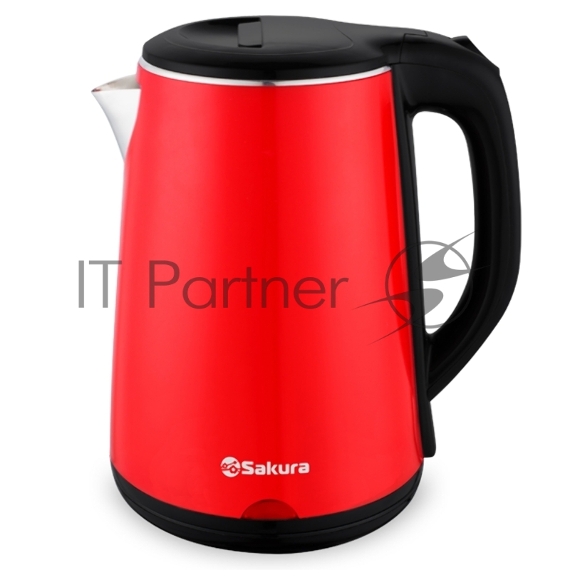 Чайник электрический Sakura SA-2150BR (2.2) красн+черн д