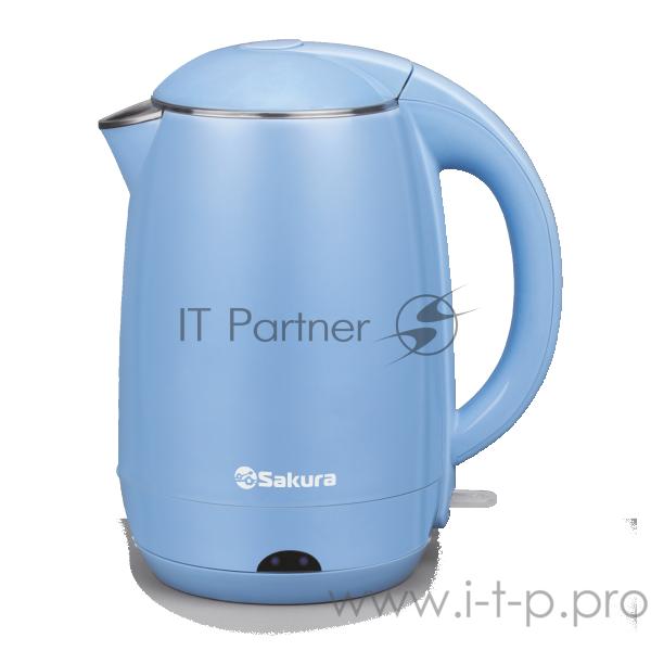 Чайник электрический Sakura SA-2157BL (1.8) голуб д