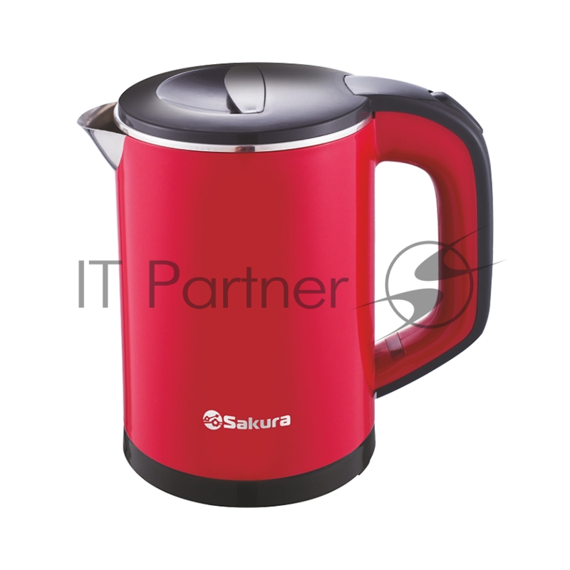 Чайник электрический Sakura SA-2158BR (0.6) красн/черн д