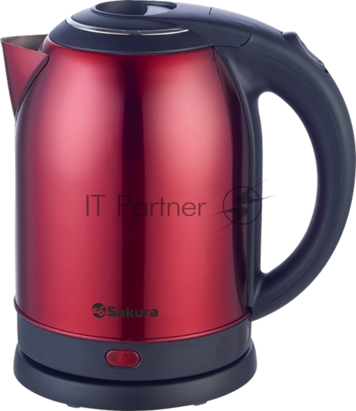 Чайник электрический Sakura SA-2121BR (2.0) красн метал+черн д