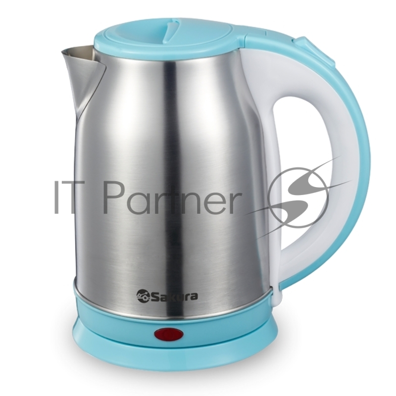 Чайник электрический Sakura SA-2147BL (1.8) нерж+голуб д