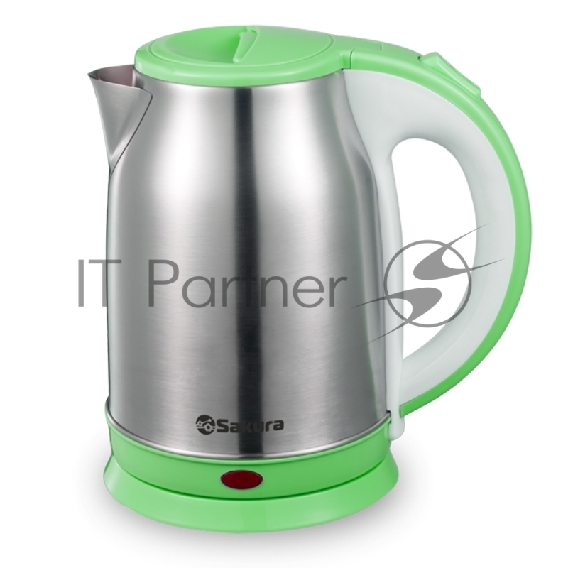 Чайник электрический Sakura SA-2147G (1.8) нерж+зелен д