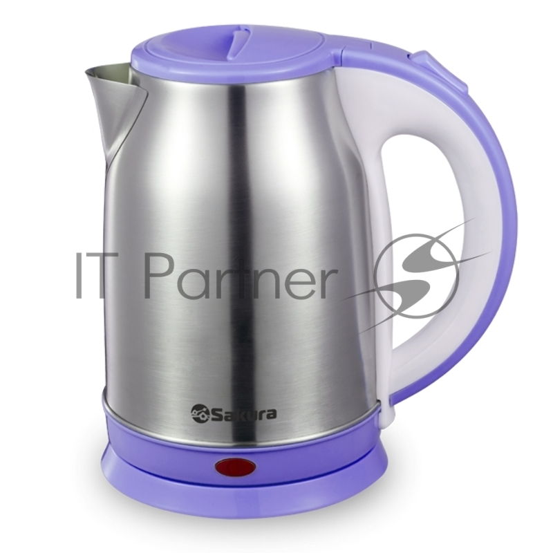 Чайник электрический Sakura SA-2147P (1.8) нерж+фиолет д