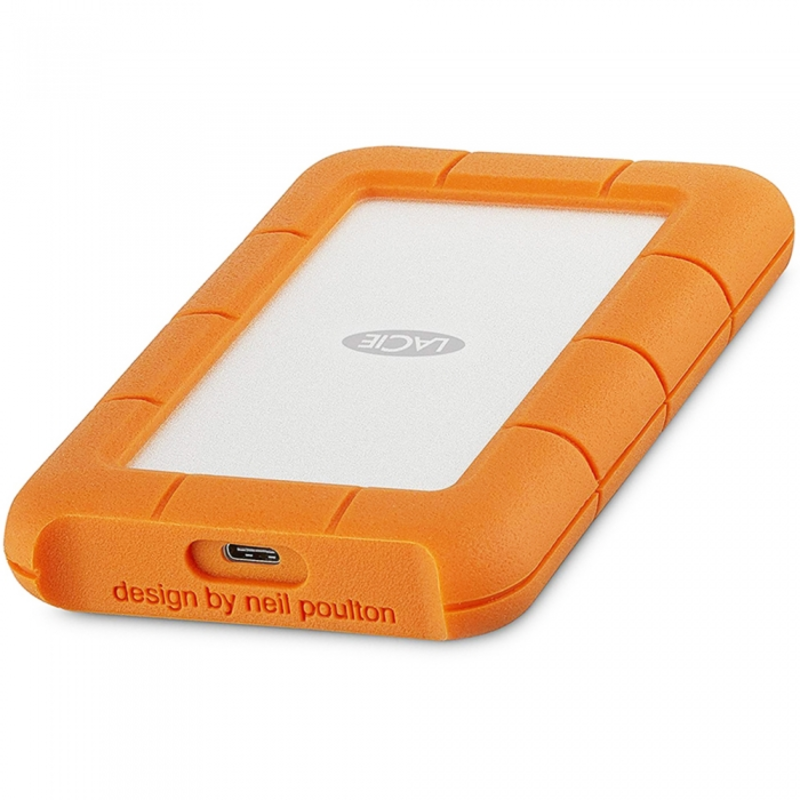 Внешний жесткий диск 2ТБ 2.5 LaCie Rugged Mini, оранжевый (USB3.0)