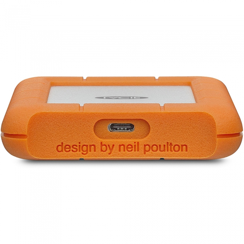 Внешний жесткий диск 2ТБ 2.5 LaCie Rugged Mini, оранжевый (USB3.0)
