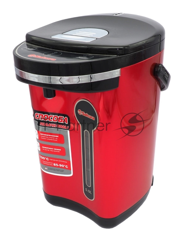 Термопот Sakura SA-1335R 5.0л бел/красн