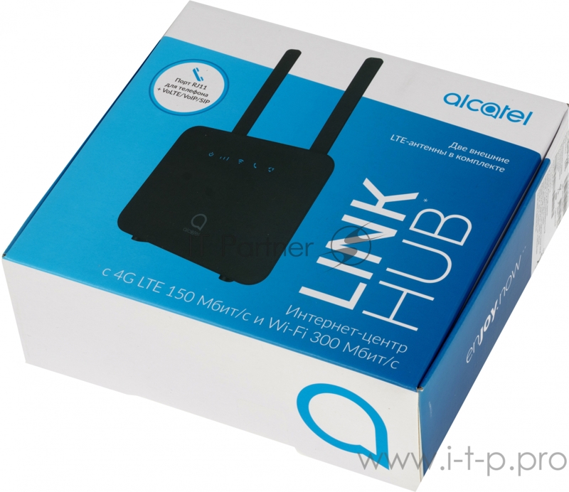 Интернет-центр Alcatel HH42CV-2AALRU1-1 10/100/1000BASE-TX/3G/4G/4G+ cat.4
