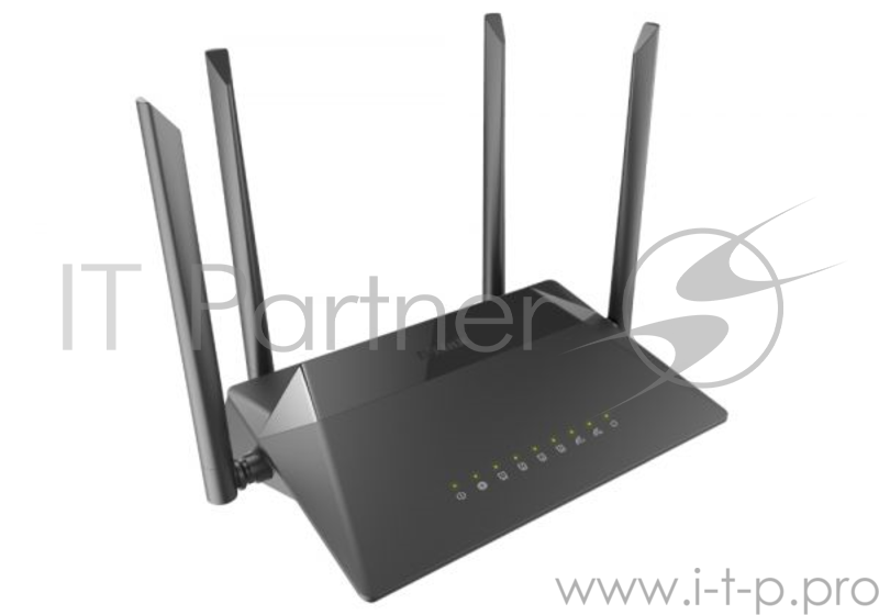 Роутер D-Link DIR-842/RU/R1M, Wireless AC1200 Dual-Band Router with 1 10/100/1000Base-T WAN port and 4 10/100/1000Base-T LAN ports.802.11b/g/n compatible, 802.11AC up to 866Mbps,1 10/100/1000Base-T WAN port