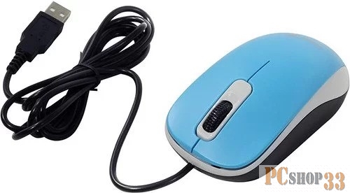 Мышь Genius Mouse DX-110 ( Cable, Optical, 1000 DPI, 3bts, USB ) Blue