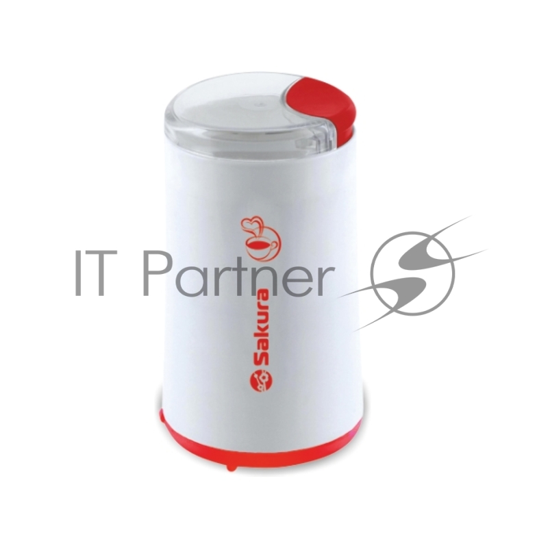 Кофемолка Sakura SA-6158WR 200Вт 50гр бел/крас